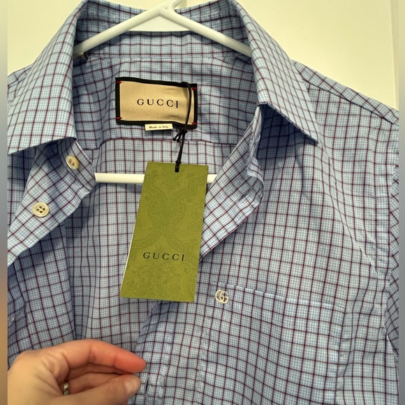 NWT Authentic Gucci button down size 15 - Picture 5 of 8